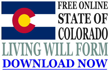 Colorado Living Will Form