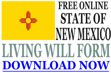 New Mexico Living Will Form